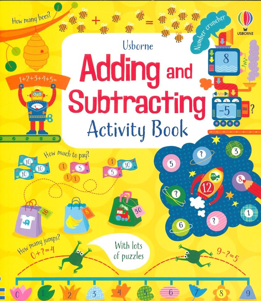 Adding and Subtracting Activity Book - Usborne