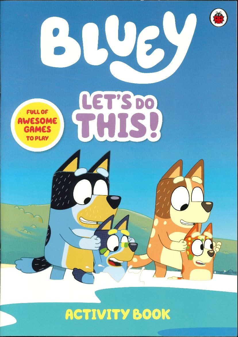 Bluey Lets Do This Activity Book
