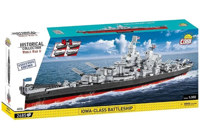 COBI Iowa-Class Battleship (4in1) Executive Edition