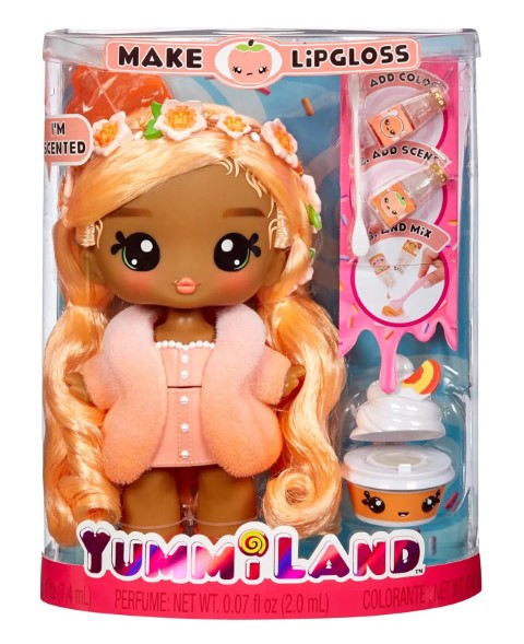 Yummiland Large Doll + Lipgloss Pet- Piper Peach