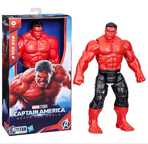 Captain America Titan Hero Red Hulk Action Figure - 30cm