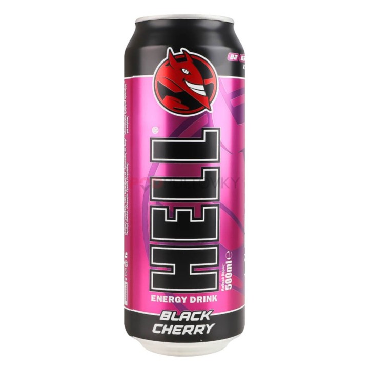 Hell Energy Drink Black Cherry 500Ml