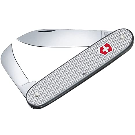 SWISS ARMY KNIFE 2 93mm RIBBED ALOX SILVER