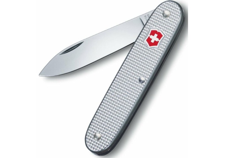 SWISS ARMY KNIFE 1 93mm RIBBED ALOX SILVER