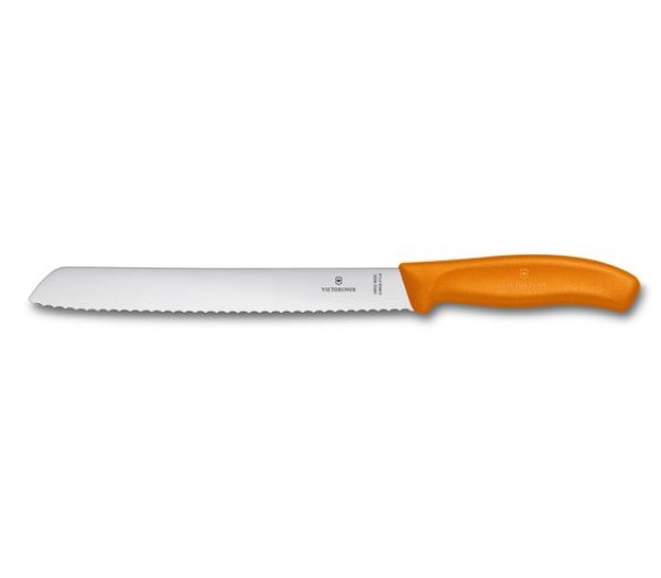 VICTORINOX BREAD KNIFE ORANGE 21CM