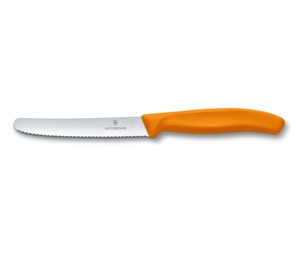 VICTORINOX TOMATO AND TABLE KNIFE ORANGE