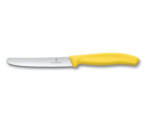 VICTORINOX TOMATO AND TABLE KNIFE YELLOW