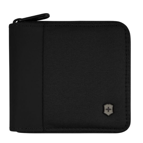 Travel Essentials, Zip-Around Wallet, Black
