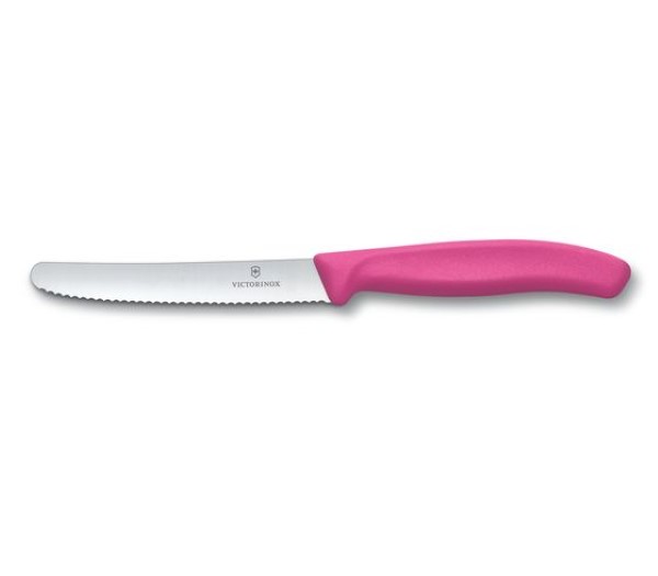 VICTORINOX TOMATO AND TABLE KNIFE PINK