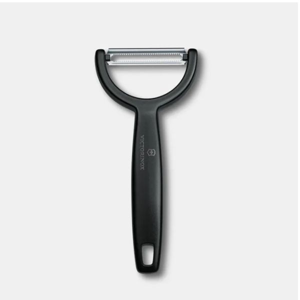 Ypso Peeler, serrated, double-edge, black