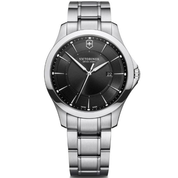 Alliance 40, black dial, SST bracelet