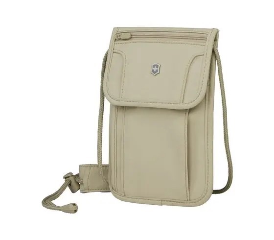 Travel Accessories 5.0, Deluxe Concealed Security Pouch Rfid Protection, Nude Colour