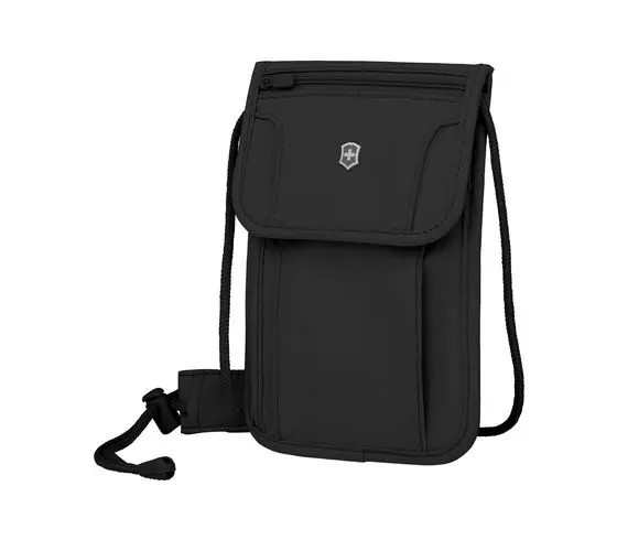 Travel Accessories 5.0, Deluxe Concealed Security Pouch Rfid Protection, Black Colour