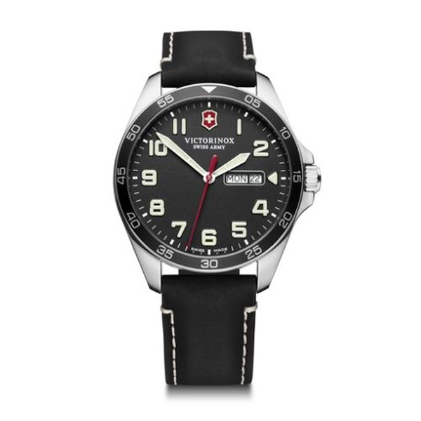 Victorinox Fieldforce 42Mm Black Dial Black Strap Ανδρικό ρολοι