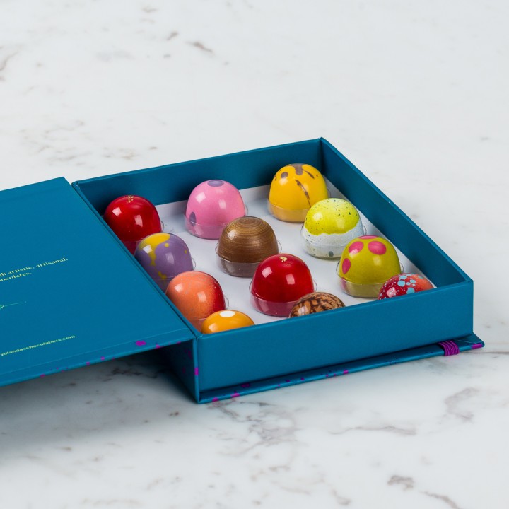 Box of 12 Chocolate Bonbons