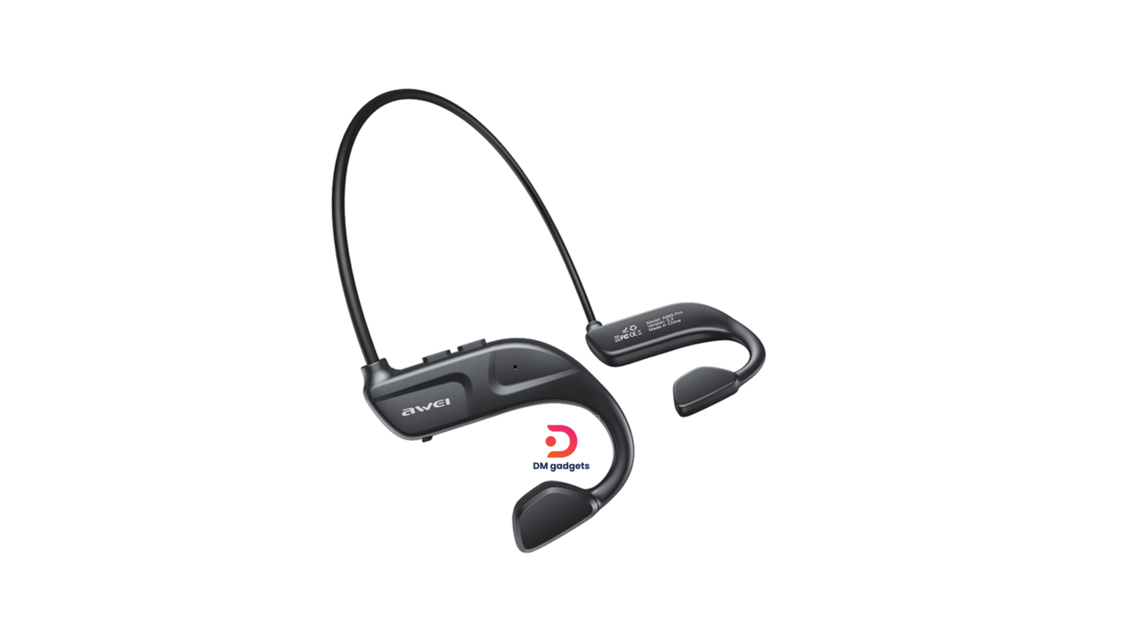 456F#Awei®A889Pro Air-Conduction Sports Wireless Headset – Black