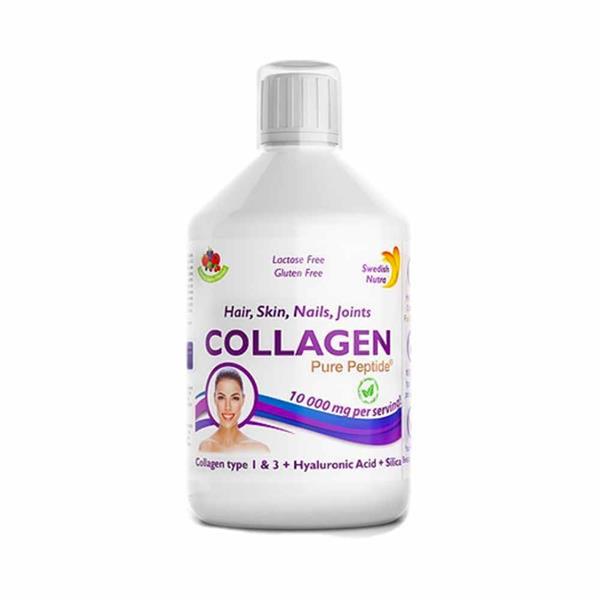 Swedish Nutra Collagen Improves Skin Elasticity Vitamin B5 10.000Mg
