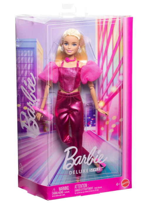 BARBIE DELUXE STYLE METALLICS ROZ KORSES SYNOLO
