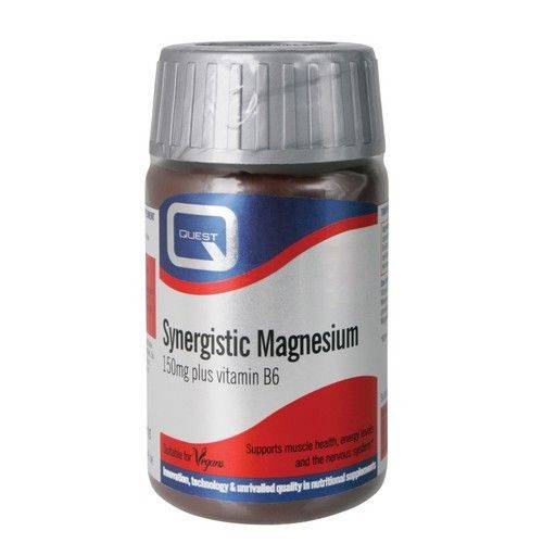 Quest Synergistic Magnesium 150Mg 60 Tablets