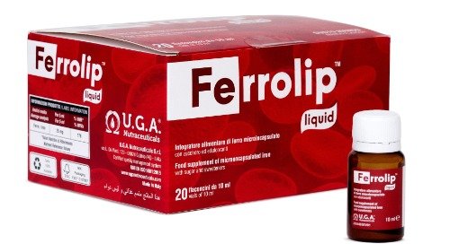 Ferrolip Liquid Mango Flavour, 20 vials of 10ml