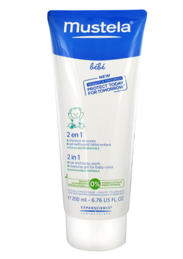 MUSTELA 2 in 1 Hair & Body Wash 200ml