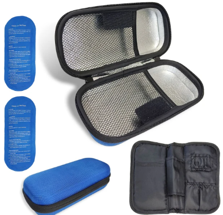 Isothermal Bag For Diabetics Hard With Inner Case And 2 Ice Packs 1Pc
