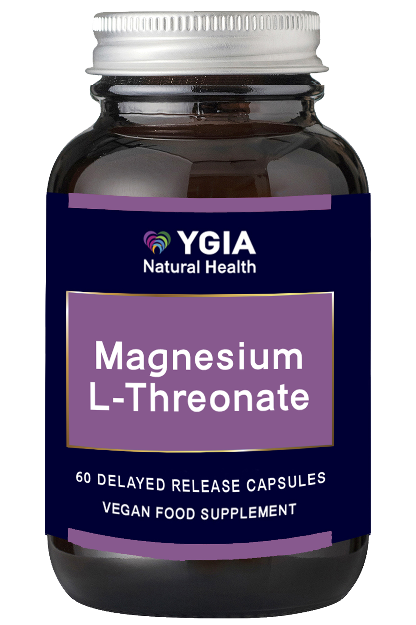 Magnesium L-Threonate: Sharp Mind, Next Level training, Clear Focus ! ♦ 60 Enteric Dealyed release Caps X  620 mg ♦ Amber Glass Bottles ♦ 100% Natural ♦ Non-GMO ♦ Gluten & Dairy Free ♦ No Add
