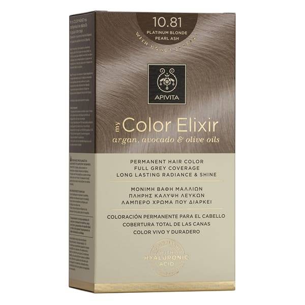 Apivita My Color Elixir  Hair Dye Color 10.81 Platinum Blonde