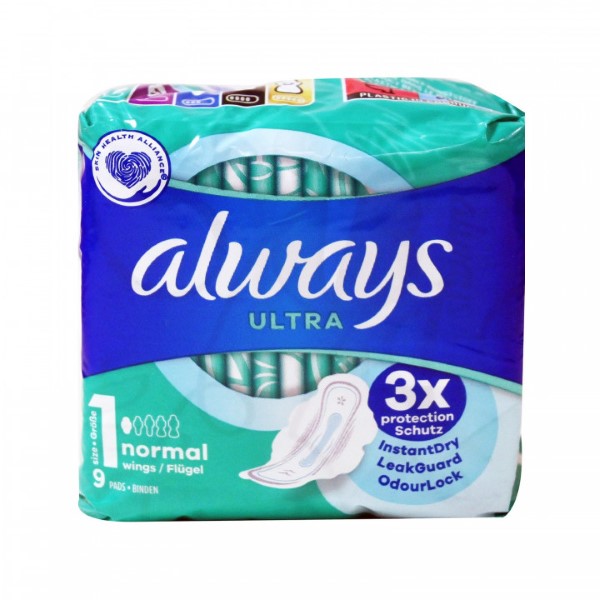 Always Ultra Sanitary Pads With Wings