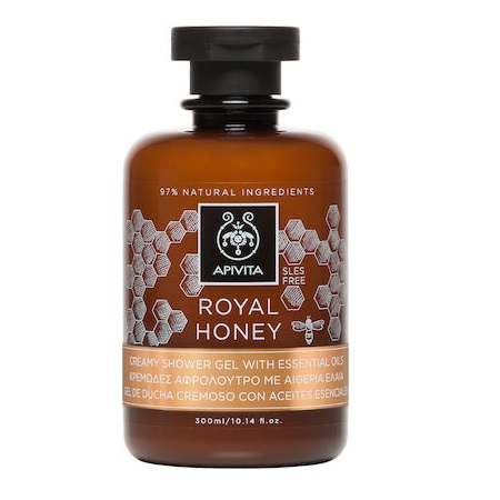 Apivita Royal Honey Shower Gel With Essential Oils 250ml