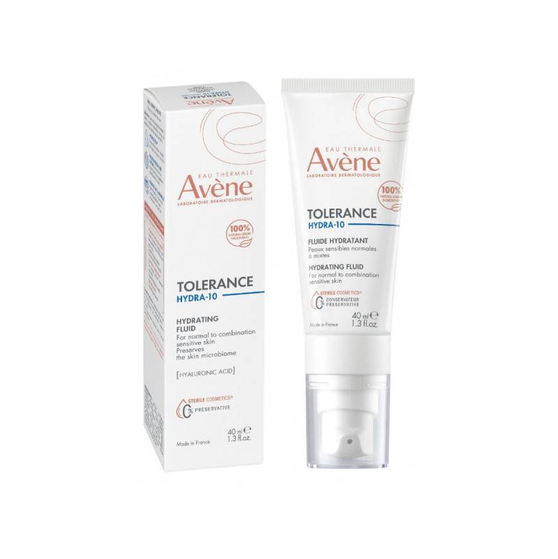 AVENE Tolerance Hydra-10 Face Moisturising Fluid 40ml