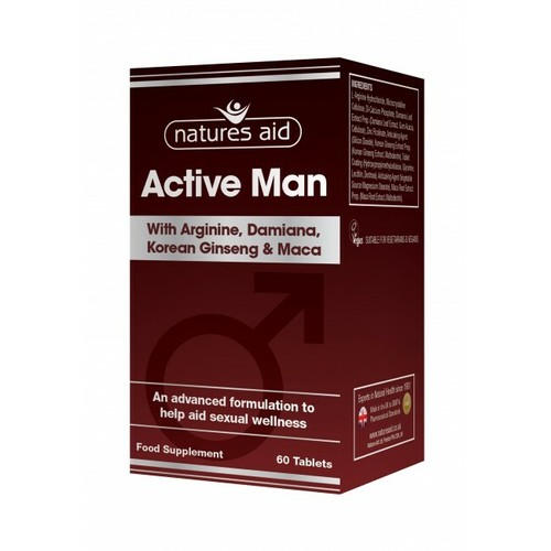 Active Man Sexual Health Arginine Ginseng 60 Tablets