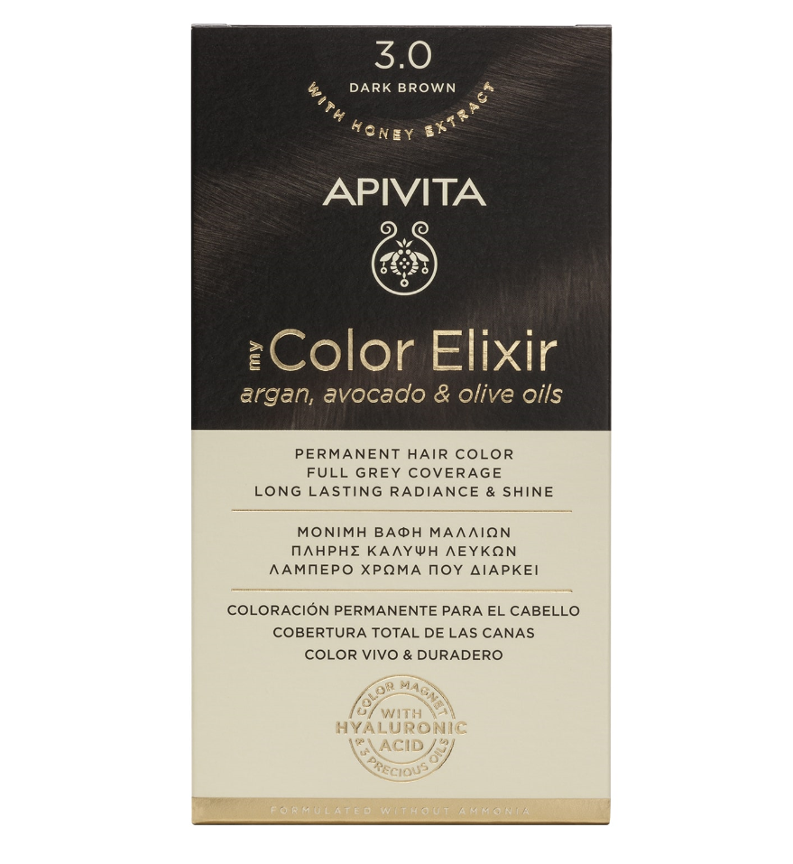 Apivita My Color Elixir Hair Dye Color 3.0 Dark Brown