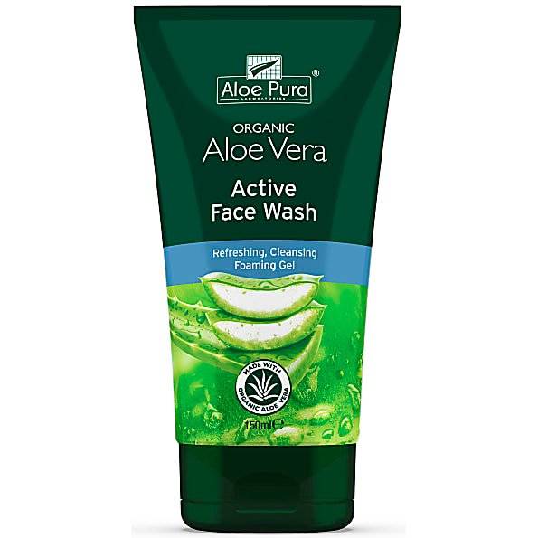 Aloe Pura Aloe Vera Active Face Wash 150ml