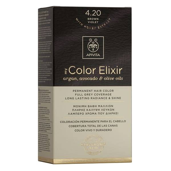 Apivita My Color Elixir Hair Dye Color 4.20 Brown