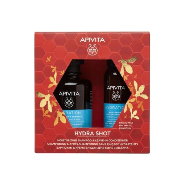 Apivita Promo Hydr. Shampoo & Leave-In Conditioner, Set, -