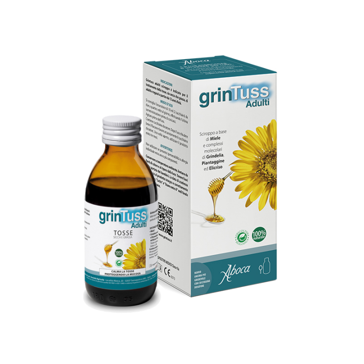 Aboca Grintuss Adult Syrup for Dry Cough 180g