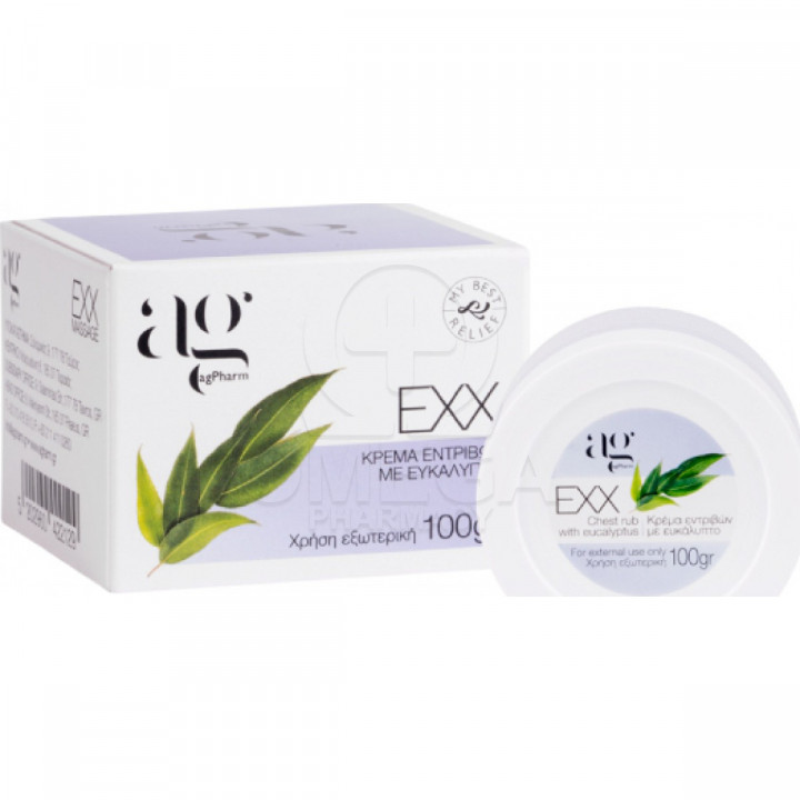 Ag Pharm Exx Massage Cream Eucalyptus Abrasive Cream 100g