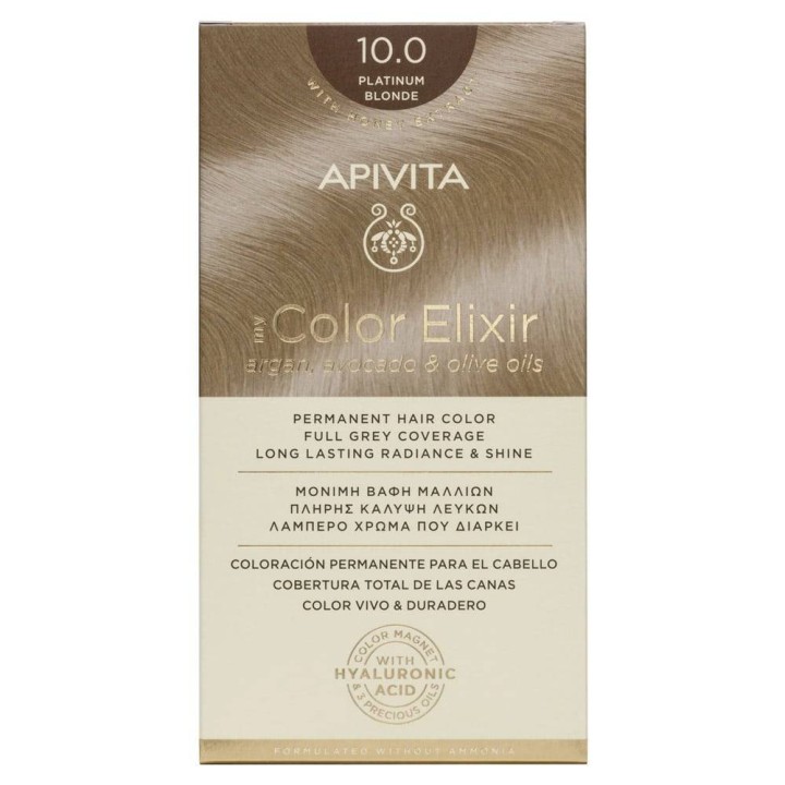 Apivita My Color Elixir  Hair Dye Color 10.0 Platinum Blonde