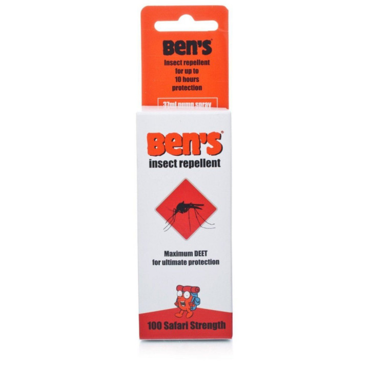 Bens Insect Repellent Spray 100 Safari Strength 37ml