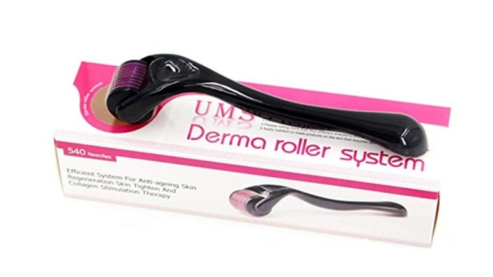 Ag Pharm Ums Skin Roller System 540 Needles Facial Massage Roller 1.0mm, 1pc