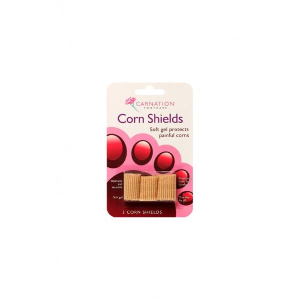 Carnation Foot Corn Shields x3