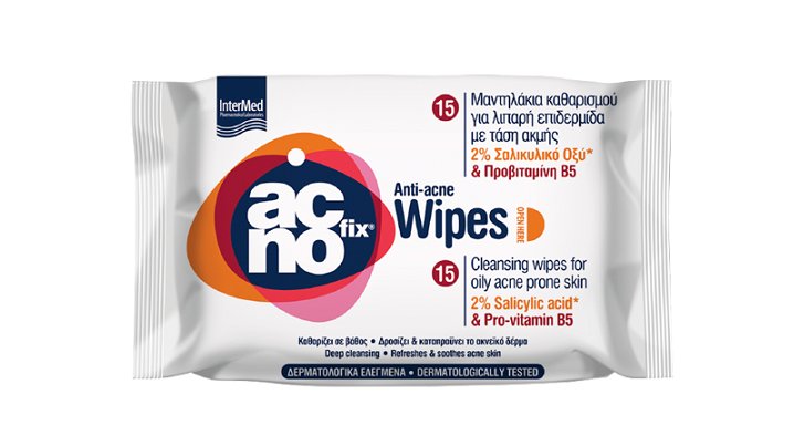 Acnofix Anti-Acne 15 Cleansing Wipes