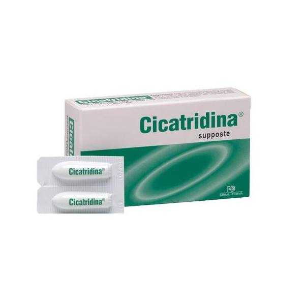 Cicatridina Supposte for Hemorrhoids 10 Ovules x 2g