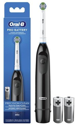 Braun Oral-B Adult Black Battery Toothbrush (409809)