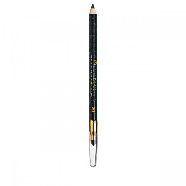 Collistar Professional Eye Pencil With Glitter 20 Nero Glitter Navigli