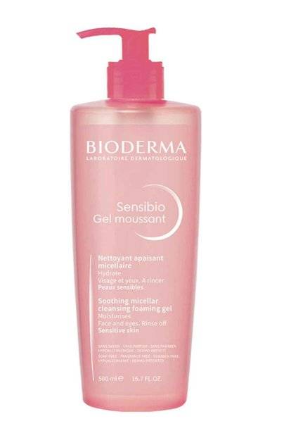 Bioderma Sensibio Gel Moussant Cleansing Gel For Sensitive Skin 500ml