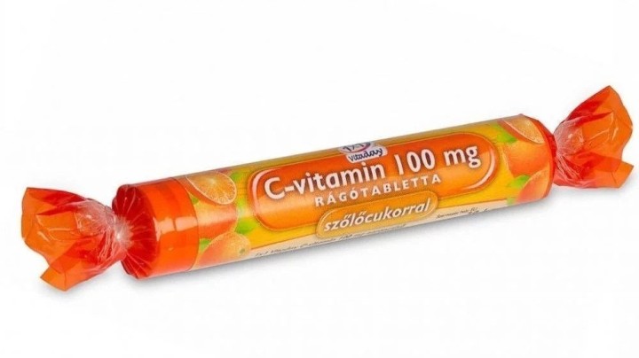 Chewable Small Vitamins - Vitamin C 100Mg Portokali