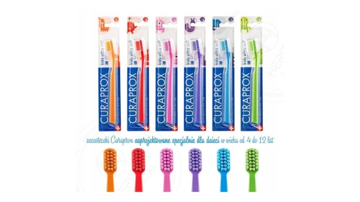 Curaprox Kids Ultra Soft Toothbrush 4 12 Years Old