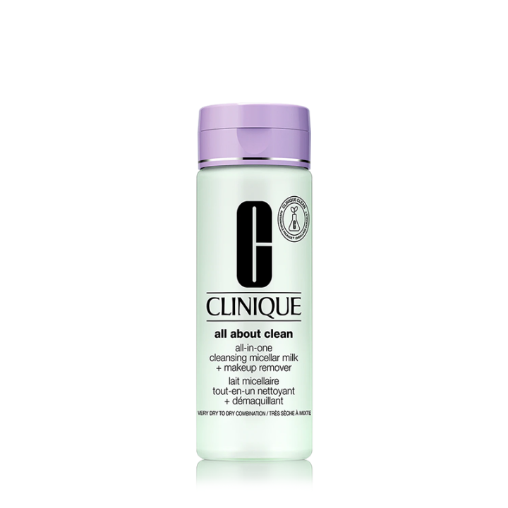 Clinique All About Face Care Cleansing Micellar make up remover Milk 200Ml Dry